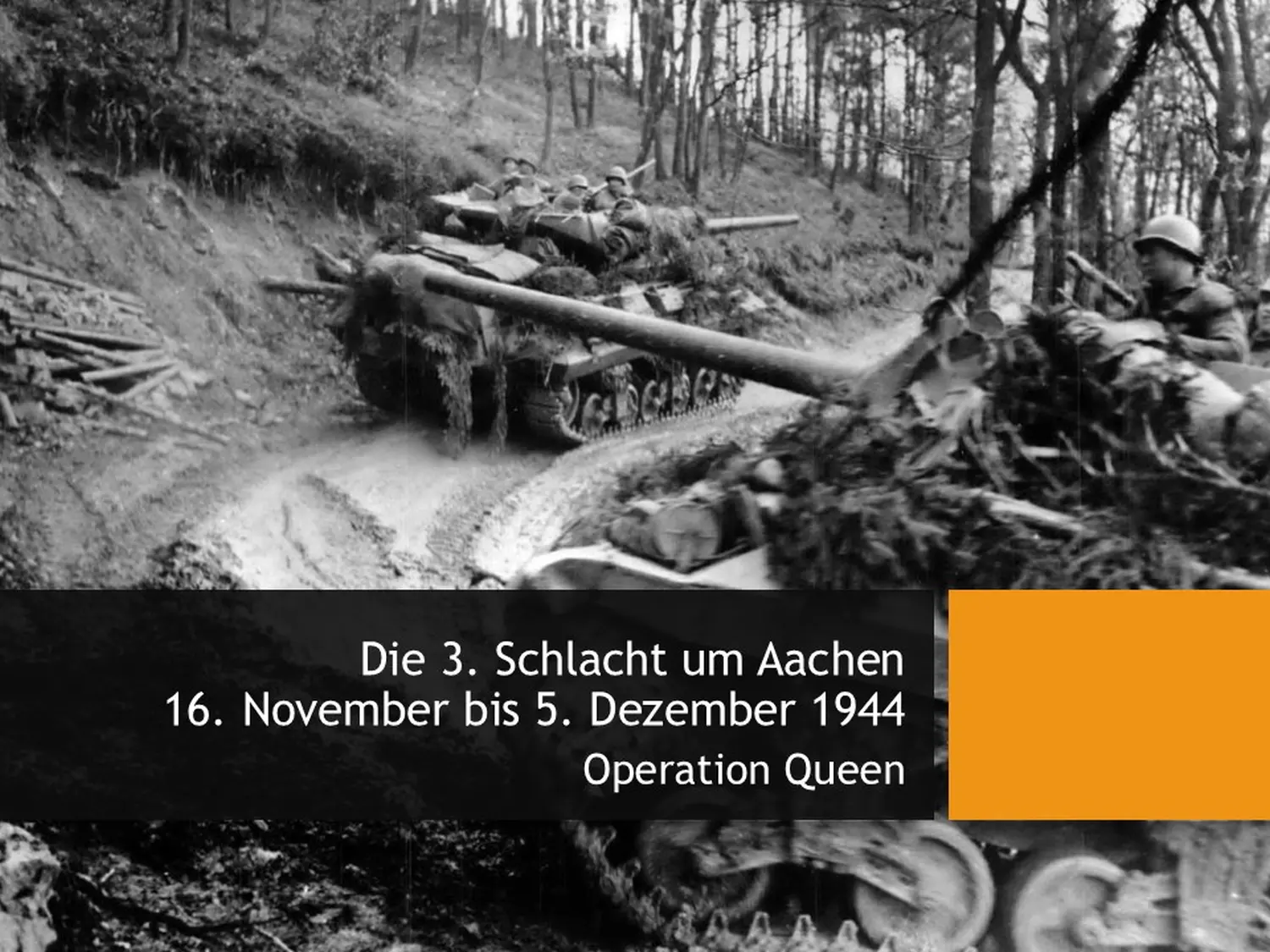 Die „3. Schlacht um Aachen“ von Trostorf 